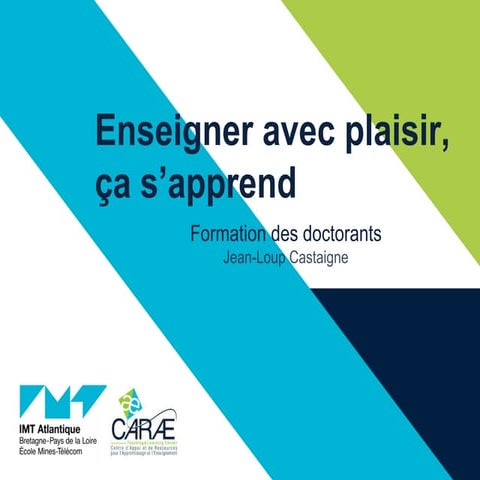 Formation des doctorants à l'enseignement