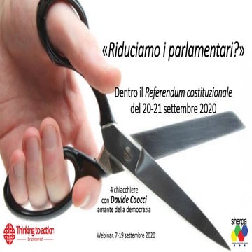 2020_Referendum costituzionale_webinar PPT Free Download