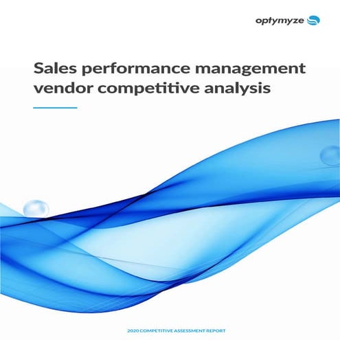 2020 Sales Performance Management Vendor Competitive Analysis | PDF