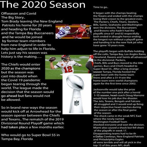 2020 season