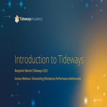 Introduction to Tideways