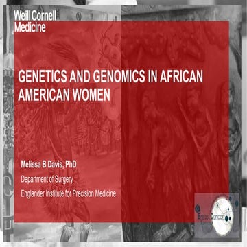 Genetics and Genomics in African American Women | PPT