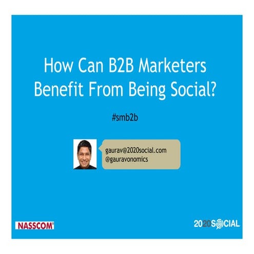 connect social media to B2B