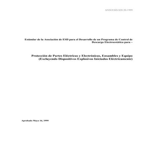 Estandard ESD 2020 en Español