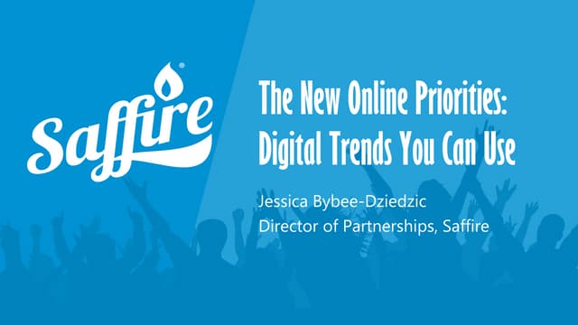 2020 TAFE - New Online Priorities - Digital Trends You Can Use