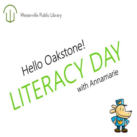 Virtual Literacy Day Grades K-2