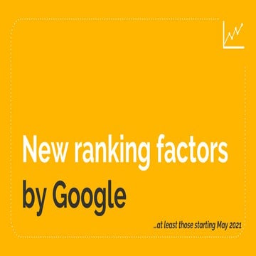 New Ranking Metrics by Google