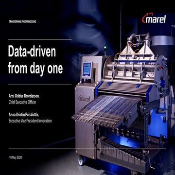 Marel - Data-driven from day one