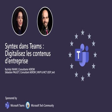 Teams Nation - Syntex dans Teams