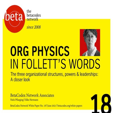Org Physics in Follett's words (BetaCodex18)