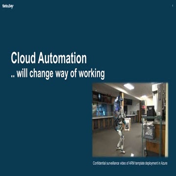 Cloud Meetup - Automation in the Cloud