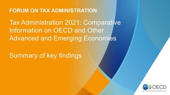 Tax and digitalisation - OECD Policy note | PDF