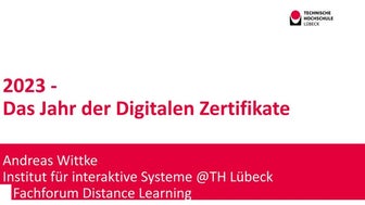 2023 - Das Jahr der digitalen Zertifikate