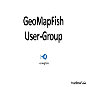 GeoMapFish User-Group - November 2021