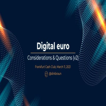 Digital euro - Considerations & Questions (v2)