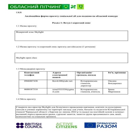 Відкритий клас Черкаська область Аплікаційна форма ПСД_Обласні пітчинги ...