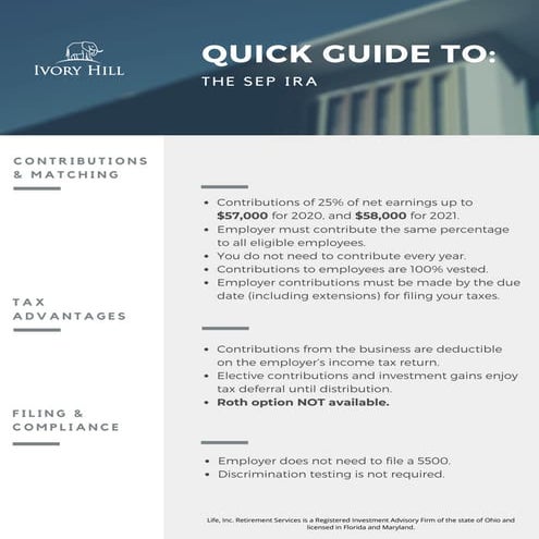 Kurt S Altrichter - SEP IRA Quick Guide 