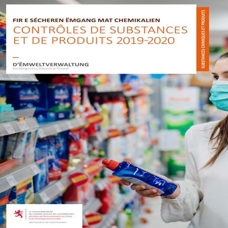 Rapport 2019-2020 des contrôles de substances chimiques