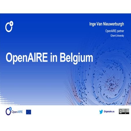 OpenAIRE – The path from OpenAIRE to EOSC in Belgium