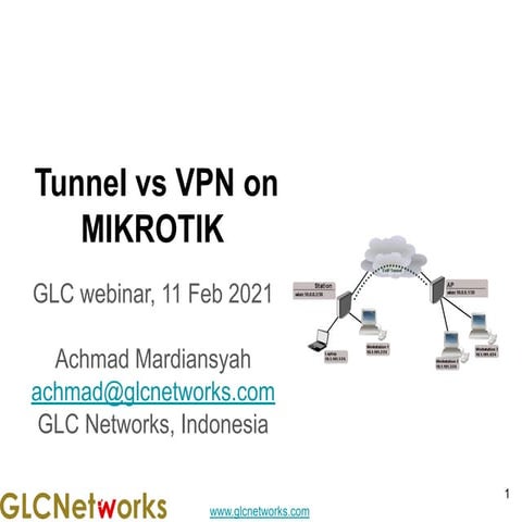Tunnel vs VPN on Mikrotik