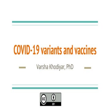 COVID-19 variants and vaccines