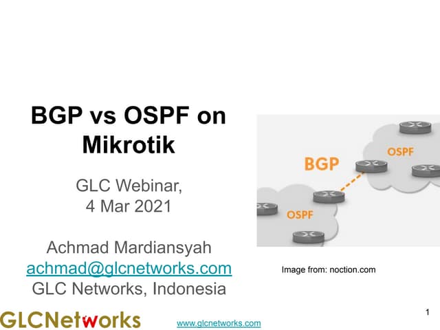 BGP vs OSPF on Mikrotik