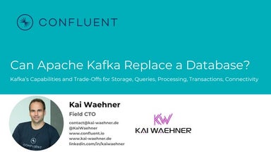Can Apache Kafka Replace a Database?