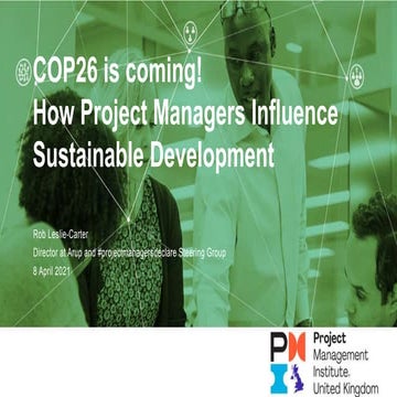 How project managers influence sustainable development.