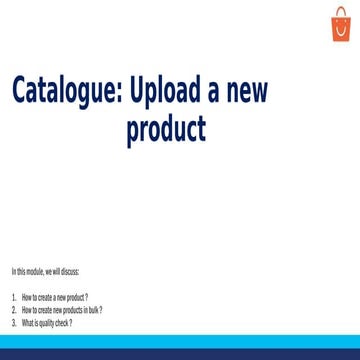 DIY- Add new product to catalogue