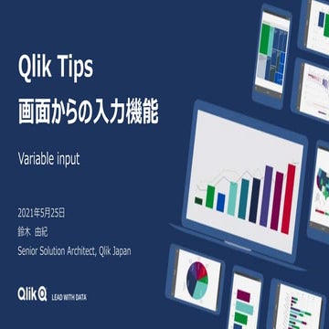 Qlik Tips 20210525  画面からの入力機能