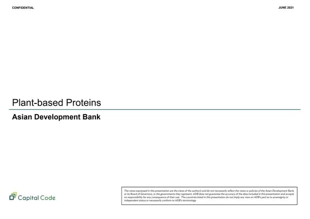Plant-based protein market in Asia