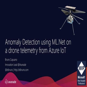 Global AI on Virtual Tour Oslo - Anomaly Detection using ML.Net on a drone te...
