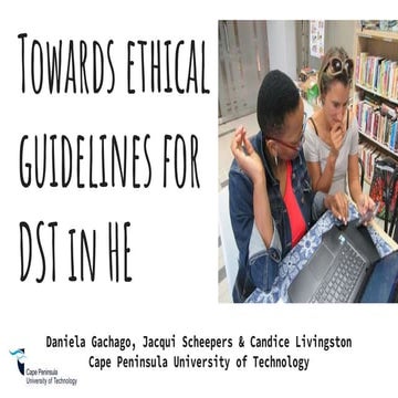 Guidelines for ethical DST 0810