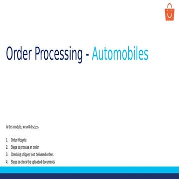 automobiles order processing_english