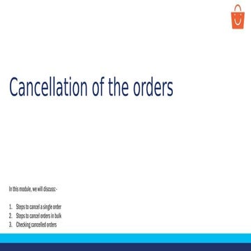 how to cancel an order