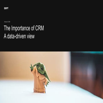 Marc Preusche: The Importance of CRM – A Data-Driven View!