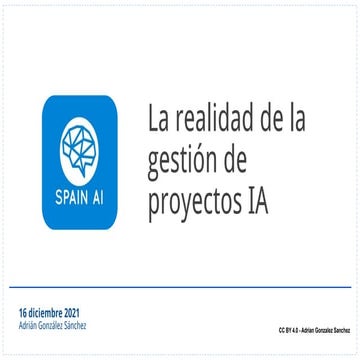 La realidad de la gestión de proyectos IA