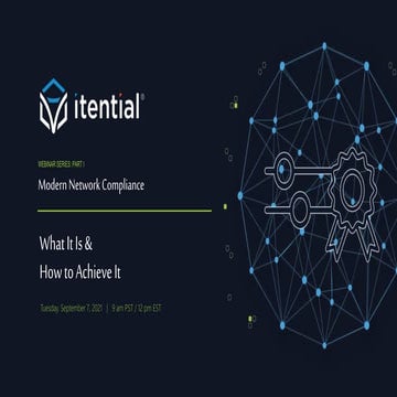 Modern Network Compliance: What It Is & How to Achieve It