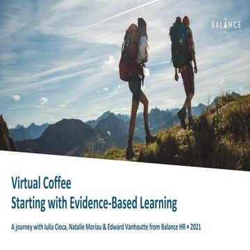 Balance HR: Starting with Evidence-based Learning • Virtual Coffee