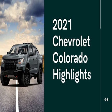2021 Chevrolet Colorado Highlights | PPTX