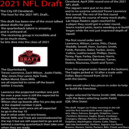 2021 draft