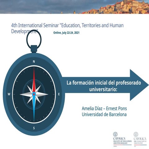 La formación inicial del profesorado universitario