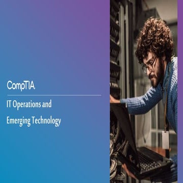 IT Operations and Emerging Technology