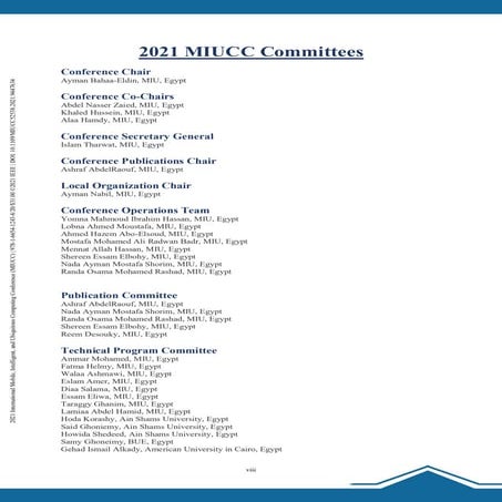 2021 miucc committees