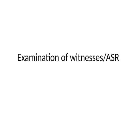 WITNESSES-COMPETENCE AND EXAMINATION.pptx