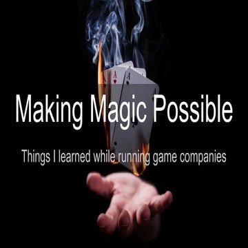 2021 Sundsvall  NTI Gymnasiet:  making magic possible - Things I learned runn...