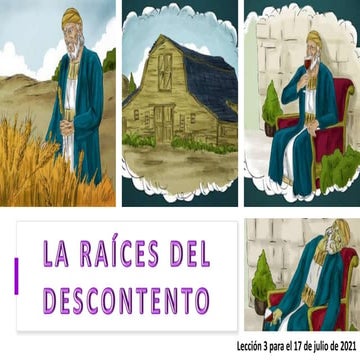 Lección 3 | Las raíces del descontento | Escuela Sabática PowerPoint