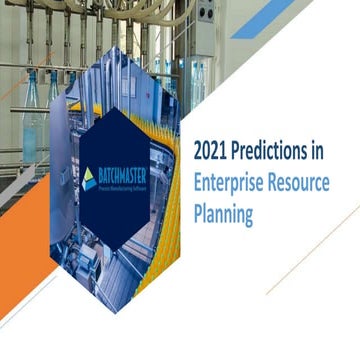 2021 Predictions in Enterprise Resource Planning