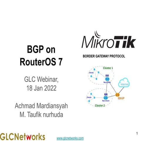 BGP on RouterOS7 -Part 1