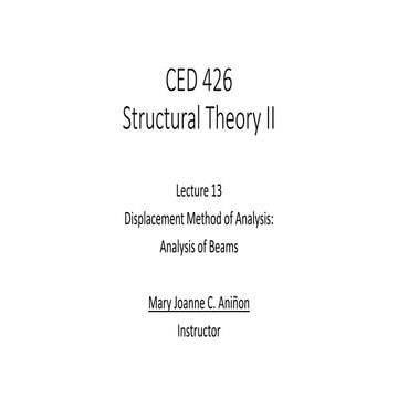 Topic3_Displacement Method of Analysis Beams.pptx